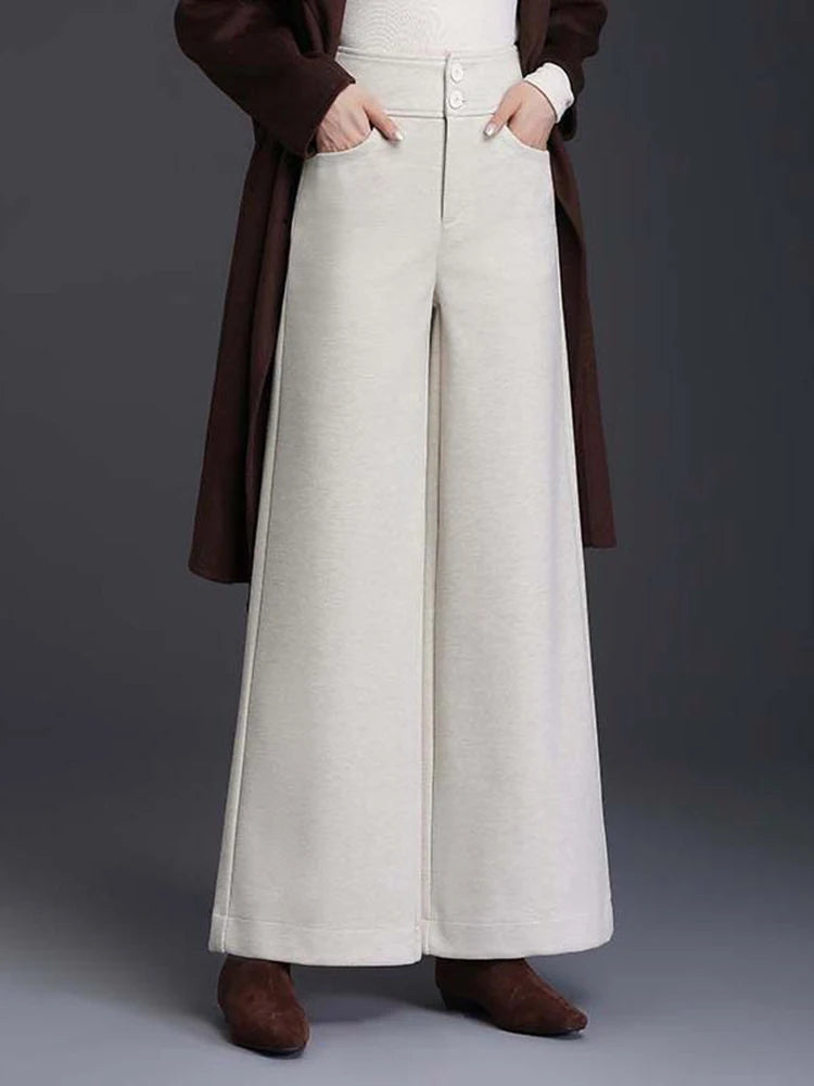PENDRA Crocodile Print PU Straight Leg Pants