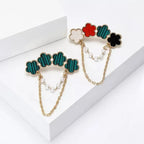 PENDRA Clovera Clover Flower Brooch
