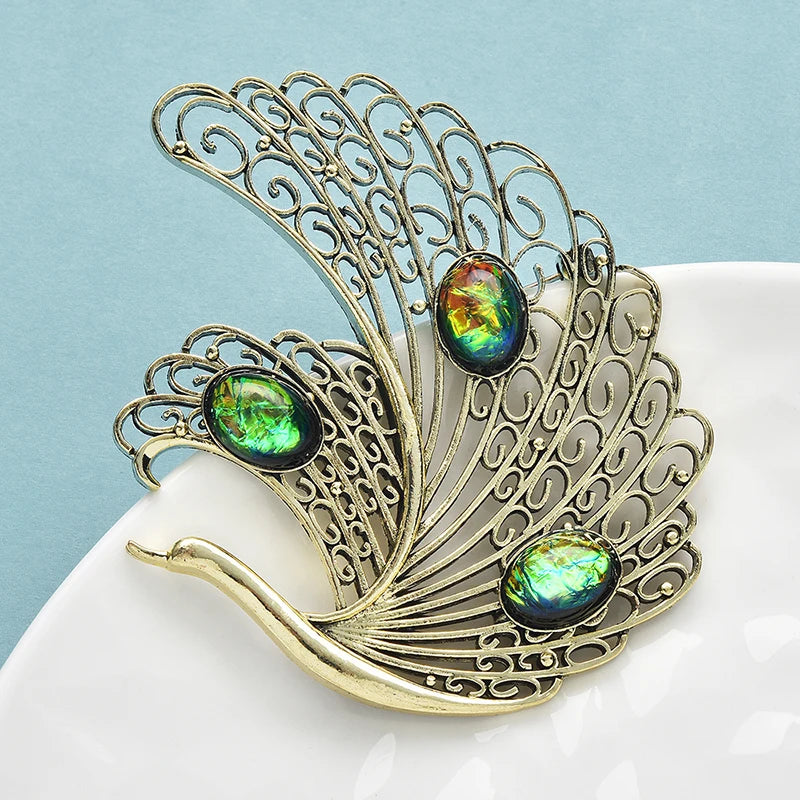 PENDRA Aveline3 Bird Brooch