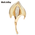 PENDRA Lilycrest Big Crystal Lily Flower Brooch