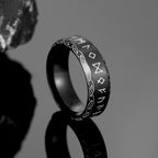 PENDRA Celtic Knot Rune Ring