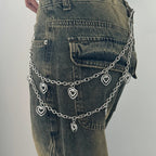PENDRA Seraellea Star Punk Double-Layer Waist Chain Belt