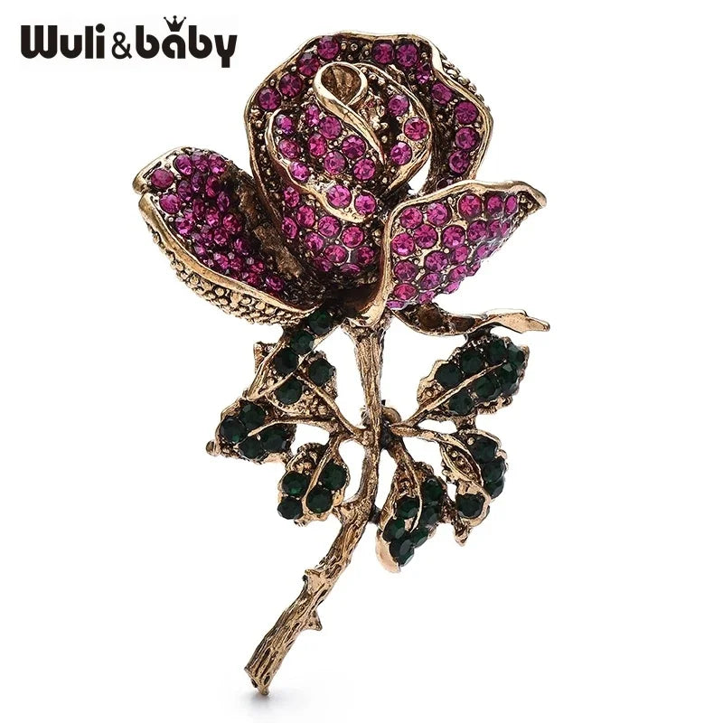 PENDRA Birdflora Bird and Flower Brooch