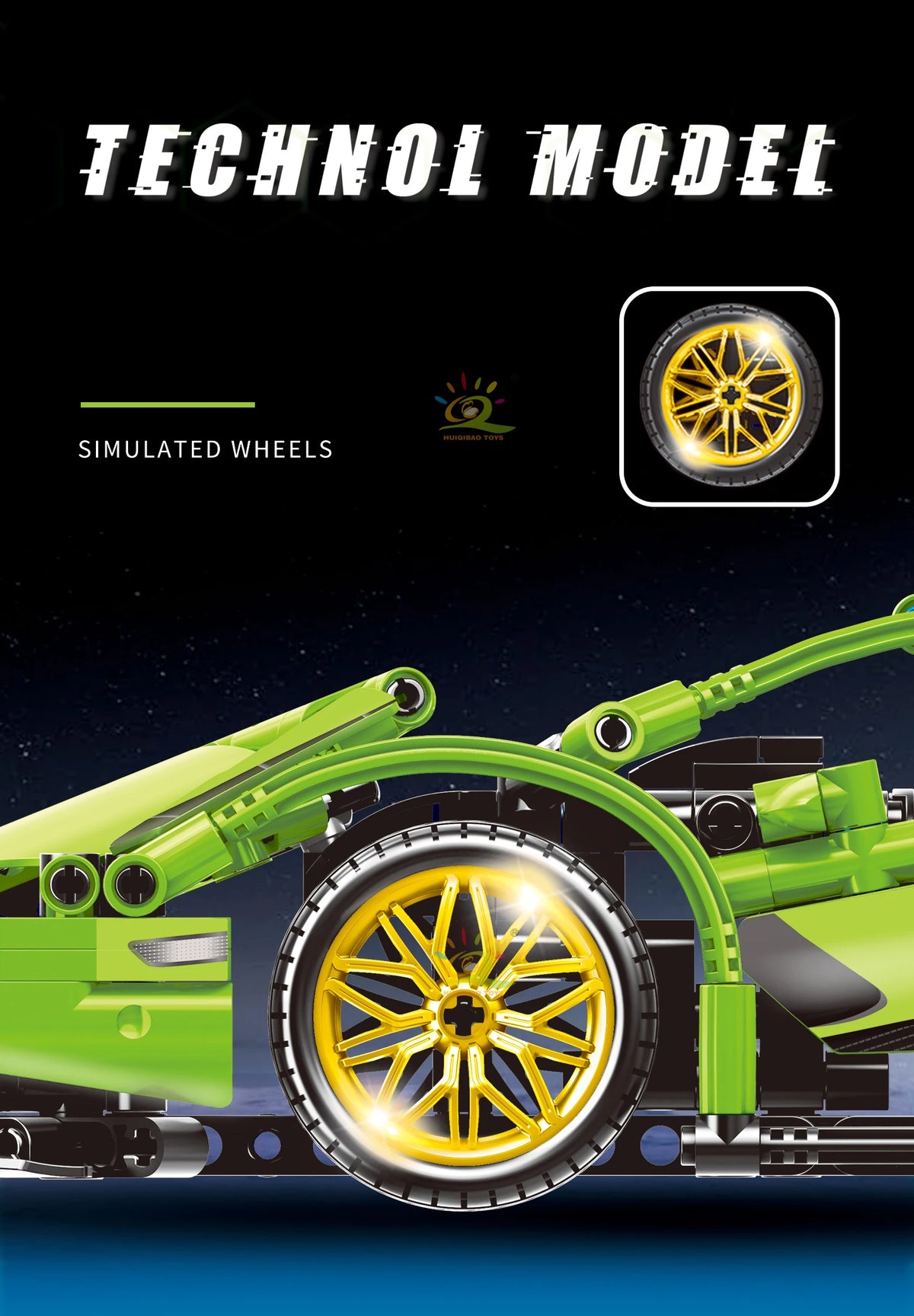 PENDRA Racing Technical LED Building Set