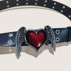 PENDRA Koraellea Leather Eyelet Gothic Belt