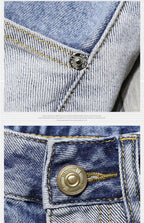 PENDRA Washed Distressed Fit Pants