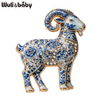PENDRA Porcelain Animal Collection Brooch