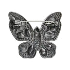 PENDRA Sparkling Butterfly Rhinestone Brooch