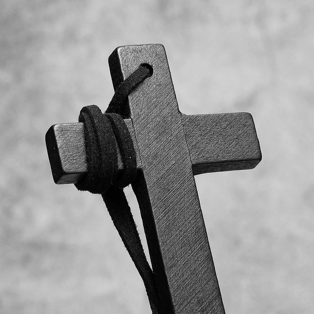 Exorcism Wood Religon Cross Men Women Necklaces Pendants Chain Unique Amulet Punk Trendy Jewelry Creativity Gift Wholesale