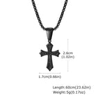 PENDRA Cross 60Cm Pendant Necklace