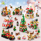 PENDRA Elk Deer Santa Building Set