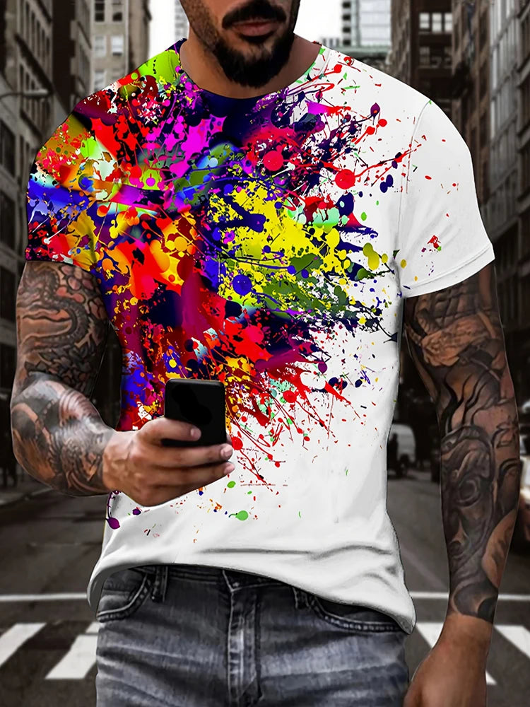 PENDRA Jesus Print Loose Comfortable Short-Sleeve God Bless You T-Shirt