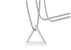 PENDRA Interlocking Triangle Pendant Necklace