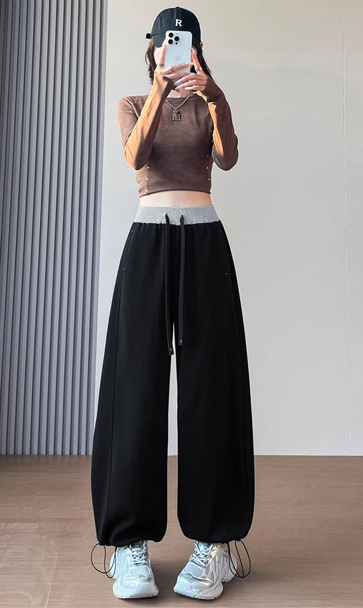 PENDRA American Thick Drawstring Pants