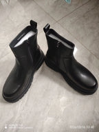 PENDRA Leather Zipper Platform Top