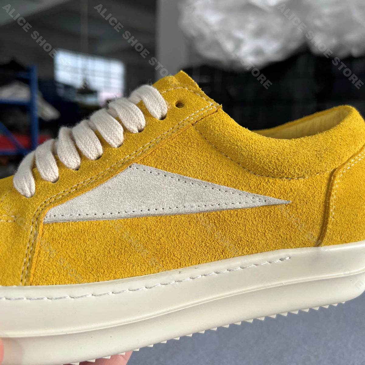 Gold Suede Leather Designer Women Shoe Low Top Casual Men Sneaker Quality Luxury Trainer Quality Platform Flat Thick-sole Shoe