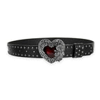 PENDRA Jadeyne Heart Gothic Wide Belt