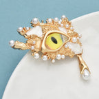 PENDRA Art Design Eye Brooch