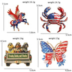 PENDRA America's 250th Independence Day Brooch