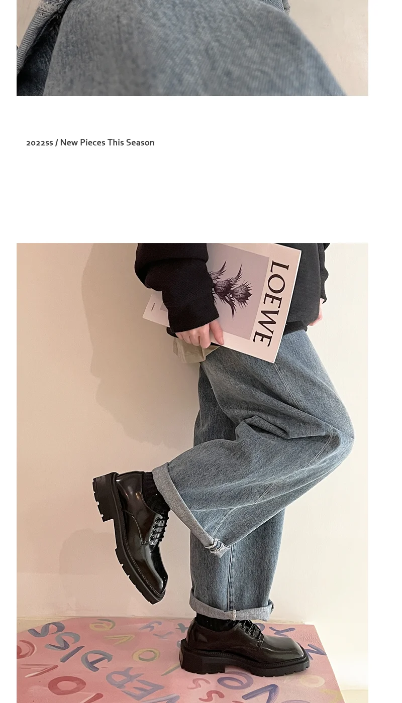 PENDRA Leather Platform End Shoes