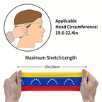 Outdoor Riding Gear Featuring The Venezuela Flag Headband