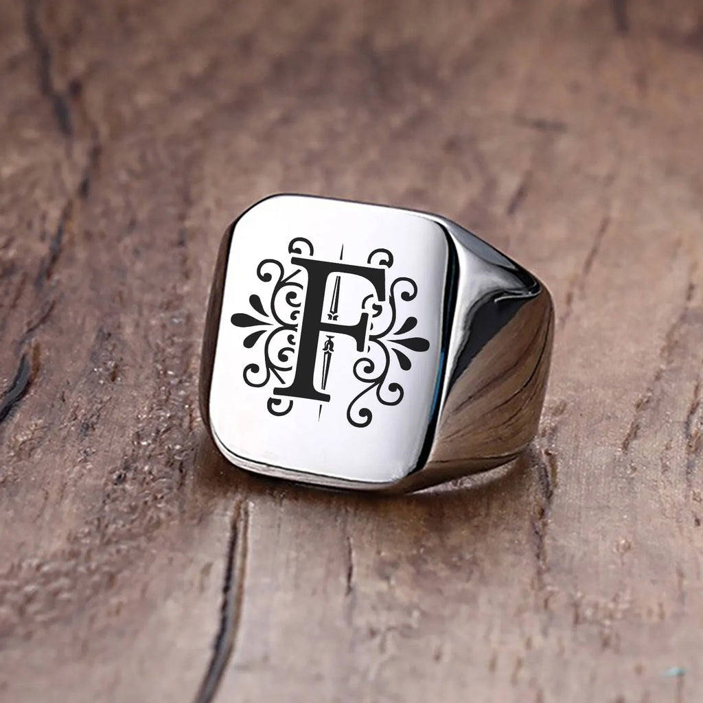 PENDRA Sigent Father's Day Steel Ring