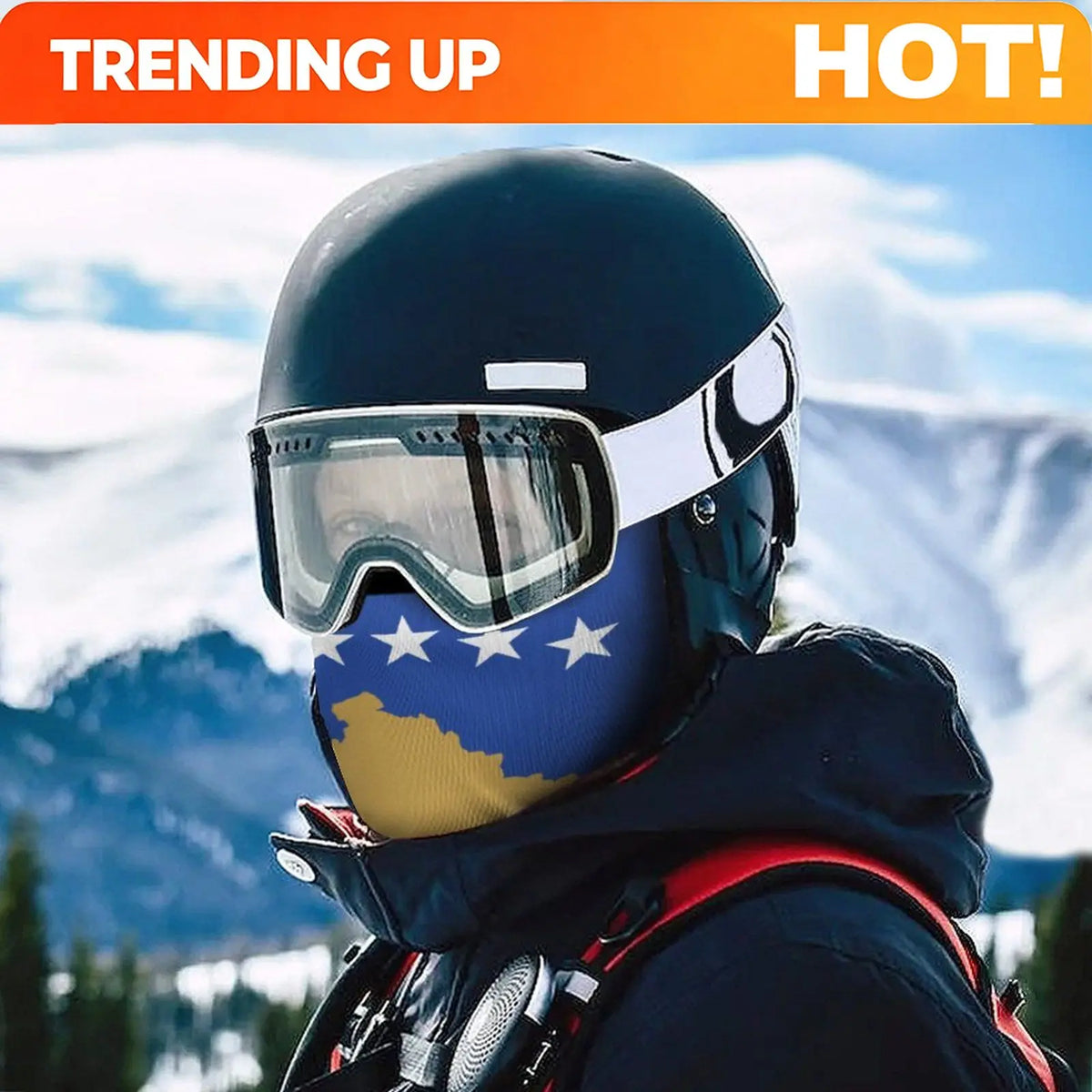 PENDRA Flag Kosovo Sunscreen Mask