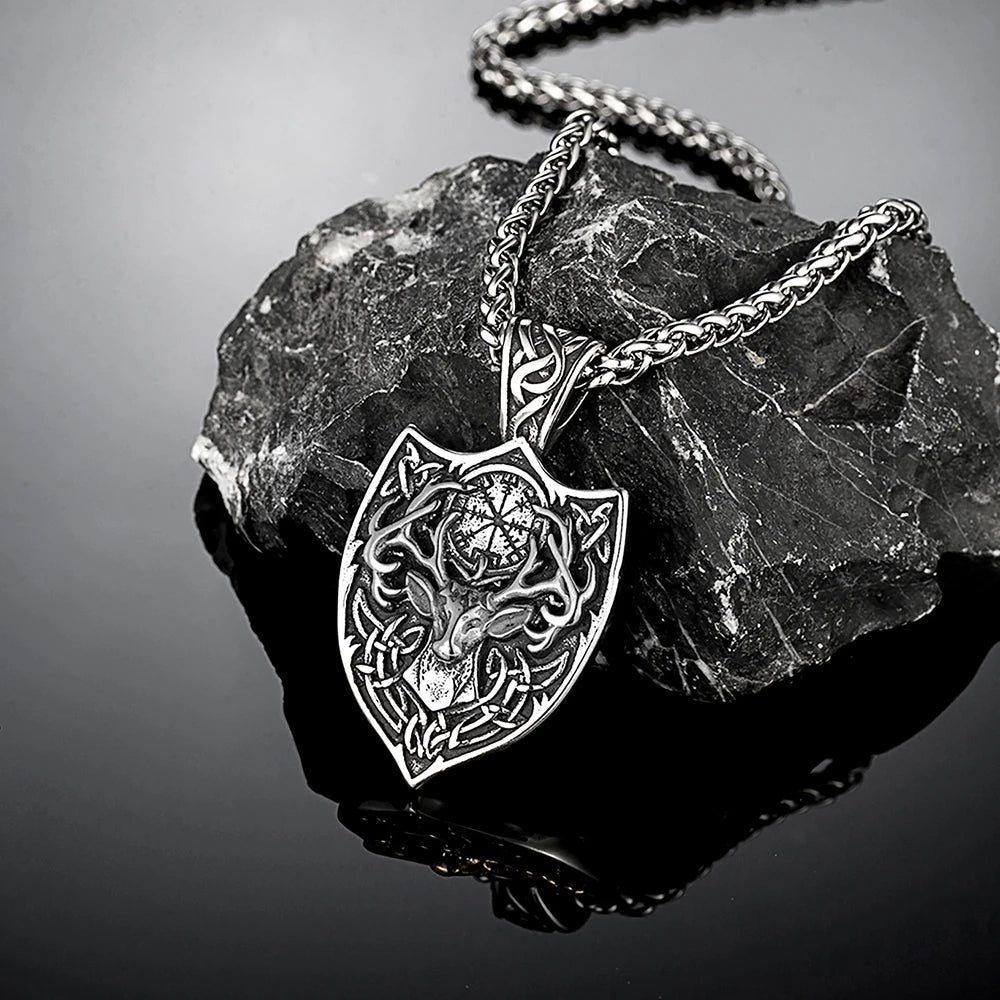 PENDRA Rune Gold Viking Necklace