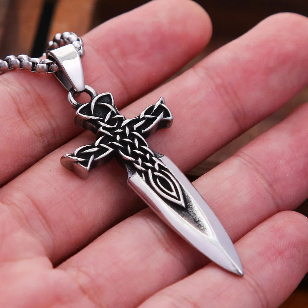 PENDRA Nordicblade Viking Sword Pendant Necklace