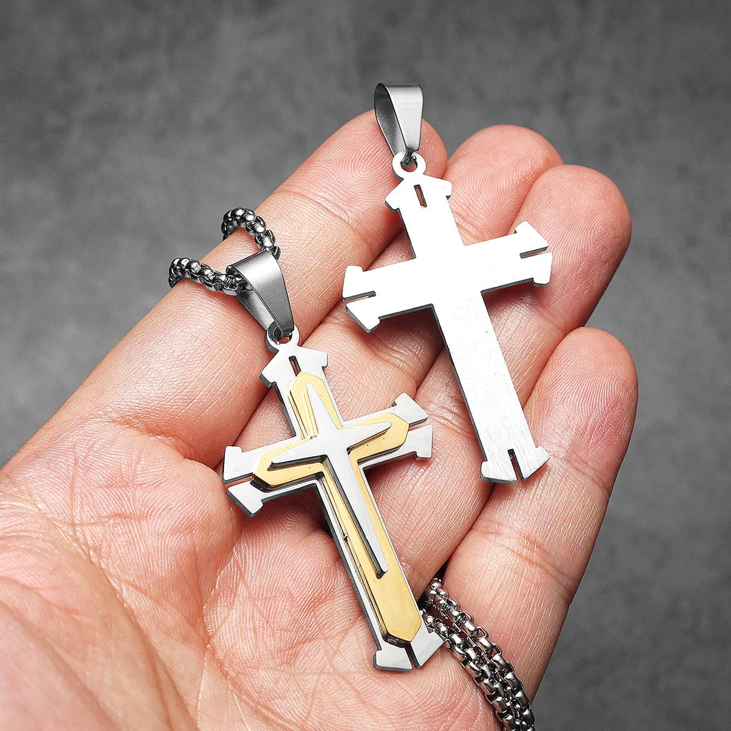 PENDRA Ivorith Cross Charm Necklace