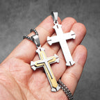 PENDRA Ivorith Cross Charm Necklace