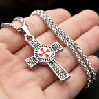 PENDRA Crossshield Stainless Steel Cross Shield Pendant