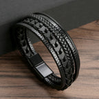 PENDRA Aevmire Braided Leather Bracelet