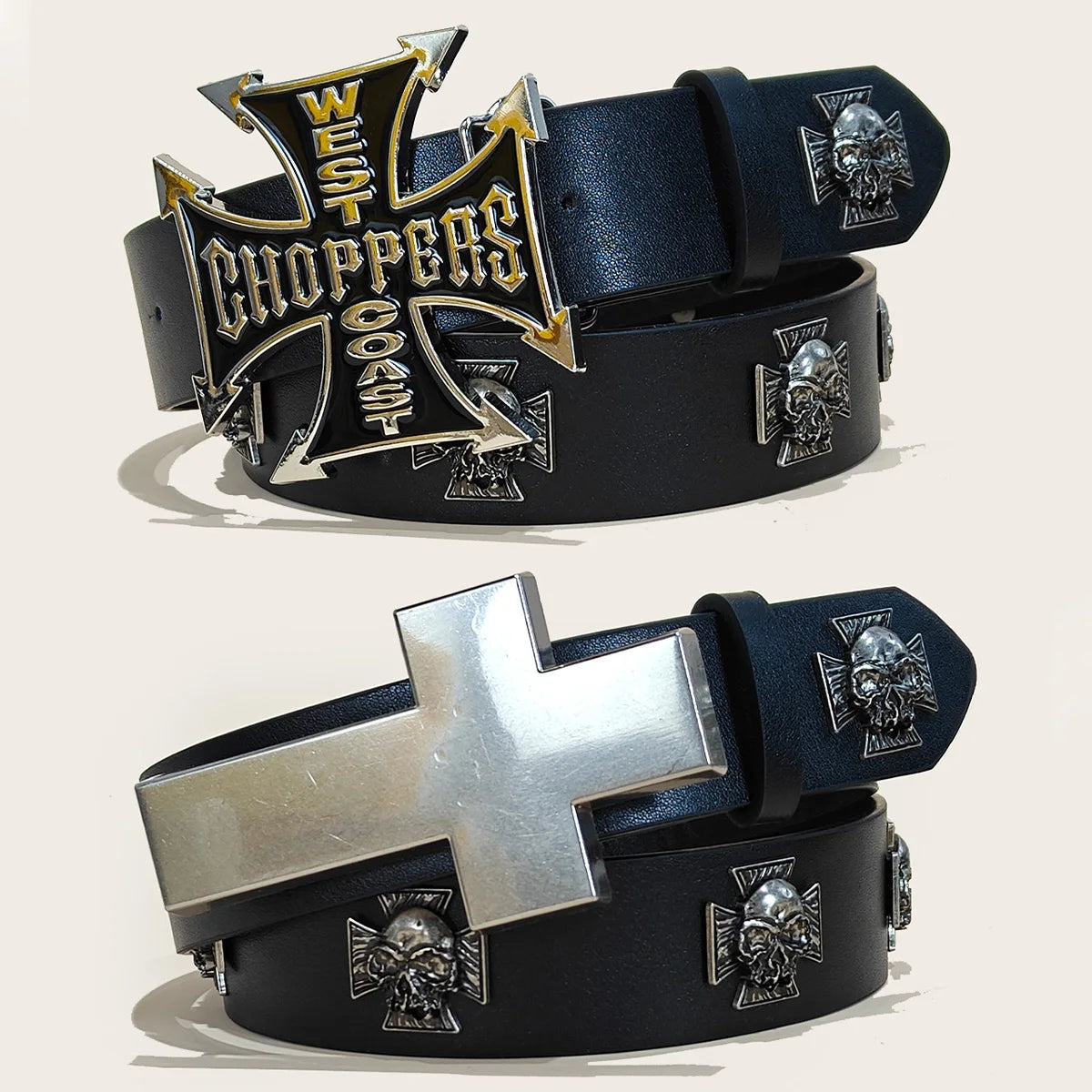 Punk Men's Belt Bohemian Style Fashion Personalized Belt For Men and Women Gothic Rock Y2K Belts For Jeans Dresses & Casual Wear