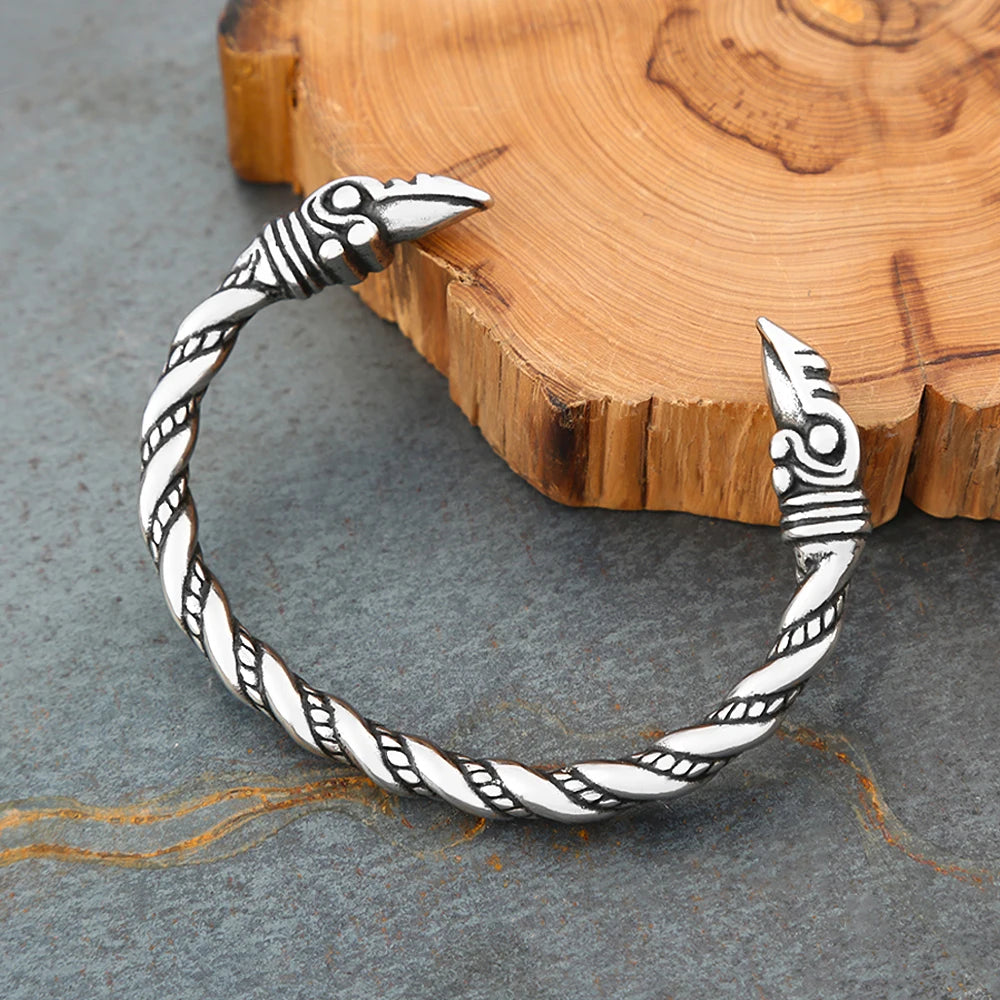PENDRA Ravencrest Stainless Steel Viking Bracelet