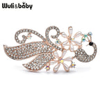 PENDRA Peacora Pearl Peacock Brooch