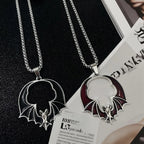 PENDRA Batwing Halloween Stainless Steel Necklace