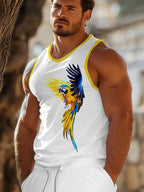 PENDRA Cartoon Chicken Printed Vacation Tank Sleeveless Beach Tank Top