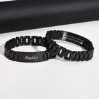 PENDRA Engraved Touching Bracelet