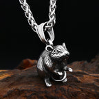 PENDRA Ratshade Gothic Mouse Rat Pendant Necklace
