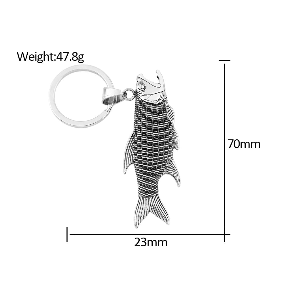 PENDRA Fishkey Stainless Steel Fish Keychain