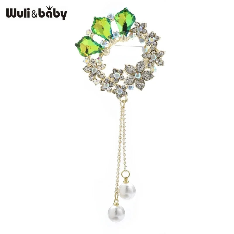 PENDRA Birdflora Bird and Flower Brooch