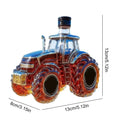 Liquor Decanter 300ml Tractor Design Drink Container Glass Whiskey Decanter Bottle for Brandy Bourbon Drinks Beverages Family