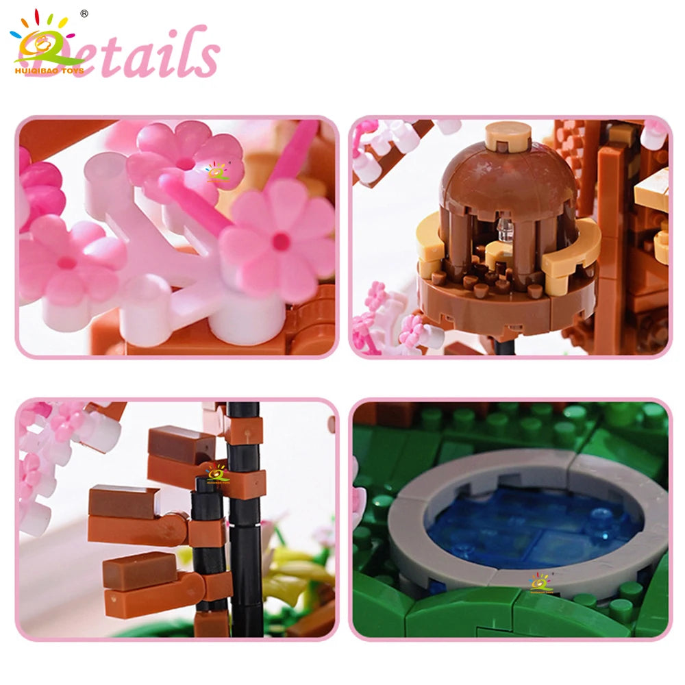 PENDRA Cherry Blossom Micro Building Set