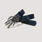 PENDRA Velaellea Leather Skull Gothic Belt