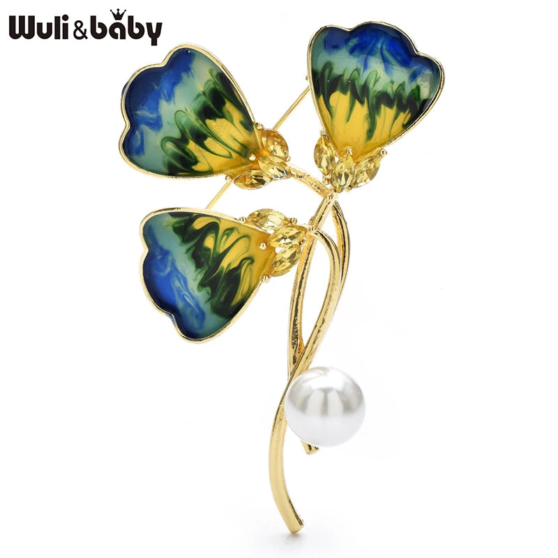 PENDRA Florielle43 Floral Brooch