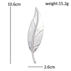 PENDRA Folia Alloy Leaf Brooch