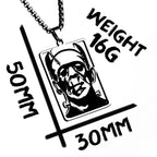 PENDRA Frankenstein Sweater Steel Necklace