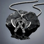 PENDRA Vikings Norse Steel Necklace
