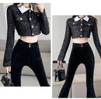 PENDRA Add Velvet Thick Pants